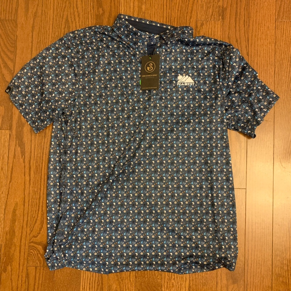 Swannies Golf PGA West Football Goof Shirt